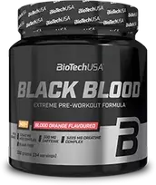 Biotech Juodas Blood CAF+ 300g. (Blueberry skonis)