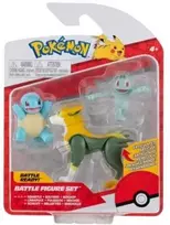 Figūrėlė Pokemon Pokémon Battle 3 figūrėlių paketas – Squirtle, Machop, Boltund