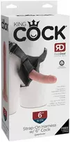 Pipedream King Cock Strap-On 6 colių
