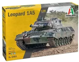 Italeri Leopard 1A5 tankas 1/35 plastikinis surinkimo rinkinys (6481)