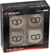 Ultra-Pro Ultra-Pro: Magic the Gathering - Baltasis žmogus - 22 mm DeluxE Lojalumo kauliukai rinkinys