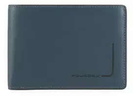 Piquadro, Collezione, Odinė piniginė, Raktų pakabukas, PU257PQJR, Mėlyna, Vyrams