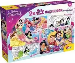 Dėlionė Lisciani LISICAN DISNEIY DĖLĖ MAXIFLOOR 2 X 24 PRINCESSAI