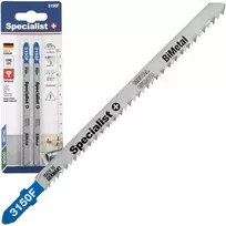 Siaurapjūklio pjūkleliai SPECIALIST+, 110/132 mm, T345XF, 10-14 TPI, BIM, metalui ir medžiu, 2 vnt.