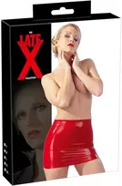Late X Lateksinis mini sijonas raudonas S