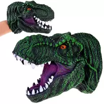 Jokomisiada Dinozaurų t-rex guminė pirštinė rankinė lėlių dinozaurų galva