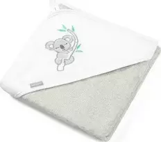 Baby Ono BabyOno bambukinis rankšluostis su gobtuvu, 85x85 pilkas, koala, 343/03