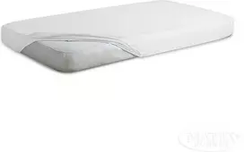 MATEX Neperšlampama paklodė JERSEY 60x120 [TB0241_01] balta