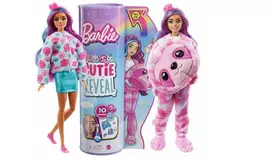 Lėlė Barbie Cutie Reveal rinkinys tingnukė