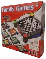 None Stalo žaidimų rinkinys FAMILY GAMES 7 IN 1