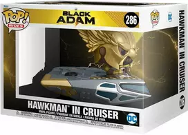 FUNKO POP! Vinilinė figūrėlė: Black Adam - Hawkman in Cruiser, 15 cm