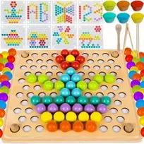 Dėlionė Kruzzel Wooden puzzle beads 22403