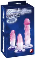 Crystal 3vnt dildo rinkinys