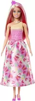 Mattel BARBIE DREAMTOPIA princesė rausva suknele (HRR08)