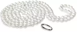 Jwl Luxury Pearls Ilgas vėrinys iš baltų perlų, originalių JL0076