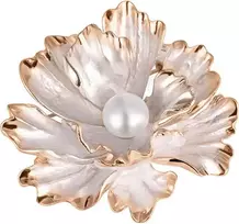 Jwl Luxury Pearls Unikali 2in1 gėlių sagė su tikru perlu JL0573
