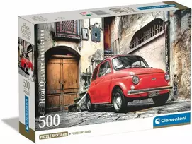 Clementoni Dėlionė 500 vnt. - Raudonas automobilis