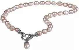 Jwl Luxury Pearls Vėrinys iš tikrų rožinių perlų JL0555