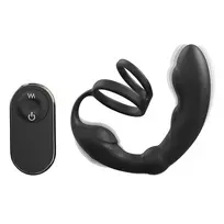 Marc Dorcel P-Ring prostatos masažuoklis su dvigubu varpos žiedu