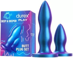 DUREX_SET Play Deep & Deeper Butt Plug korki analne