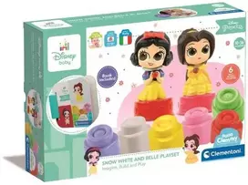 Clementoni kaladėlės Soft Clemmy su Knygute "Disney Princess"