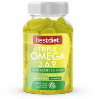 Best Diet Triple Omega 3.6.9 maisto papildai 60 vnt guminukų