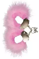 Adrien Lastic Erotic meilės antrankiai iš metalo su kailiu