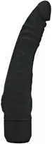 Get Real Classic Slim Vibrator Juodas - Compact Silicone Model with Multispeed System