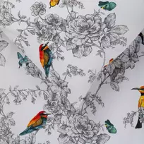 Patalynės komplektas Domoletti lovos užvalkalų komplektas Bird Wilde satinas 160x200cm