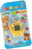 Žaislinis Tamagotchi elektroninis žaidimas obuolys geltonas