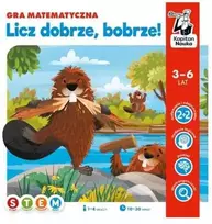 Kapitan Nauka Kapitono mokslas gerai suskaičiuoja, bebras! Matematinis edukacinis žaidimas Gr0673