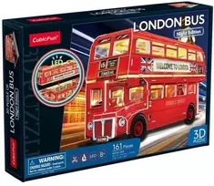 CubicFun Puzzle 3D dėlionė – Londono autobusas
