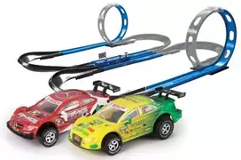 Darda DTM Turbo Fighter, Transporto priemonės ir trasos rinkinys, 5 metai, Juoda, Mėlyna, Daugiaspalvė, Žalia, Raudona, Geltona