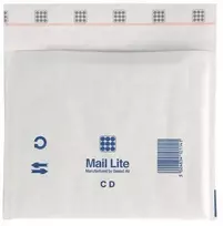 Sealed Air Corporation Burbulinis vokas, „Mail Lite“, CD, 180 x 160 mm, 100 vnt. pakuotėje
