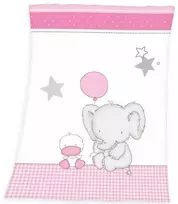 Baby Best Babybest vilnos apklotas su drambliais - 75 x 100 cm