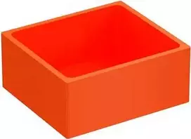 Wibe Guminis kamštis oranžinis plastikinis 28D
