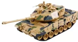 ZEGAN vokiškas Leopard 2 nuotolinio valdymo airsoft tankas 1:18, 2.4G