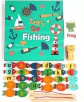 Malplay Montessori medinis žaidimas žvejyba