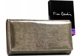 Didelė moteriška piniginė iš lakuotos odos – Pierre Cardin
