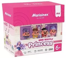 Konstruktorius Marioinex Mini Waffle Princess Karališkas nuotykis, 280 vnt. + figūros, 4 vnt.