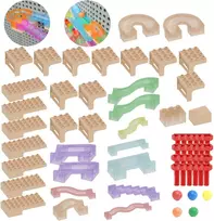 MASTERKIDZ Konstrukcinis rinkinys: STEM lenta su 63 elementais