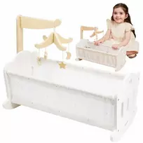 Viga Toys VIGA 44235 PolarB medinė lėlių lopšio lovelė