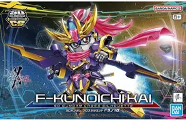 Bandai SD Gundam Cross Silhouette F-Kunoichi Kai surenkamas Gunpla modelis