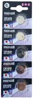 Maxell CR1620 ličio baterijos laikrodžiams ir raktams, 5 vnt.