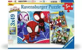 Ravensburger Dėlionė 3x49 vnt. - Žmogaus voro nuotykiai