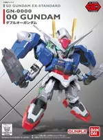Bandai SD EX-Standard GN-0000 00 Gundam plastikinis Gunpla rinkinys
