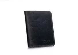 Solier Accessories Vyriška piniginė su skyriumi monetoms SOLIER SW15 SLIM - Juoda