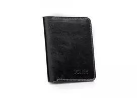 Solier Accessories Piniginė vyrams su skyriumi monetoms SOLIER SW15 SLIM - Tamsiai ruda