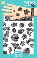 KNYGA Djeco Tatuiruotės - Polinezija (50+ tatuiruočių) ( DJ09248 )