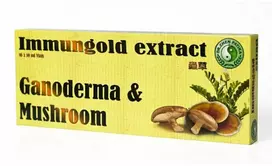 Oriental Herbs Immungold, Reishi ir Shiitake grybų ekstraktai